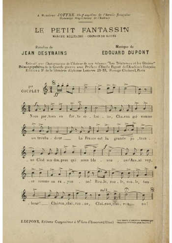 Lettre de Gavroche à Guillaume